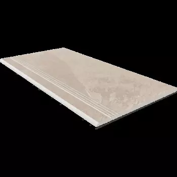Ступень OnlyGres Stone Beige SOG301 с насечками 30x60