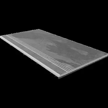 Ступень OnlyGres Stone Grey SOG501 с насечками 30x60