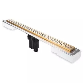 Трап для душа Berges B1 Antik 800 золото глянец вертикальный выпуск