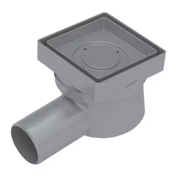 Трап для душа Berges Trend Keramik 100x100 093001 боковой