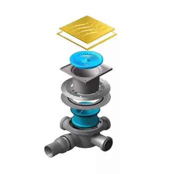 Трап для душа Pestan Confluo Standard Tide 3 Gold