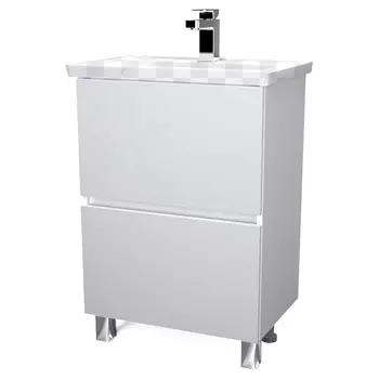 Тумба под раковину 1Marka Aris 60Н белый