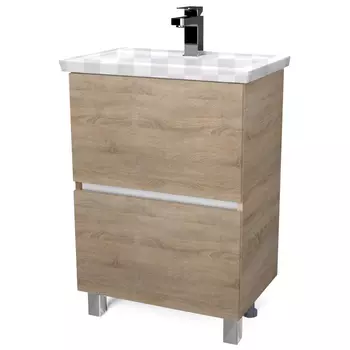 Тумба под раковину 1Marka Aris 70Н дуб сонома