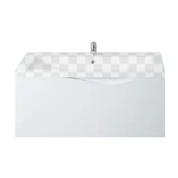 Тумба под раковину 1Marka Этюд 58П белый