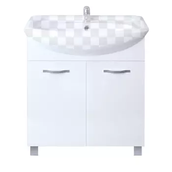 Тумба под раковину 1Marka Вита 65Н напольная 2 двери белый