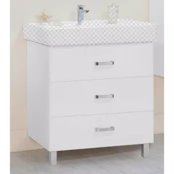 Тумба под раковину Акватон Америна 80 М белая