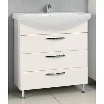 Тумба под раковину Акватон Ария 80 Н белая