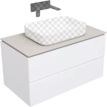 Тумба под раковину Allen Brau Infinity 85 1.21001.WM белый матовый