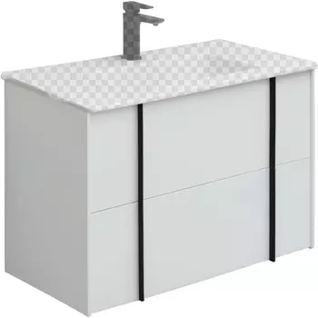 Тумба под раковину Allen Brau Reality 90 1.32006.WM белый матовый