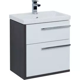 Тумба под раковину Aquanet Фостер 60 белый/эвкалипт мистери