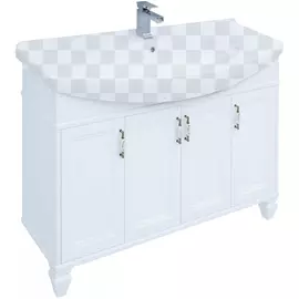 Тумба под раковину Aquanet Валенса 120 new белый матовый