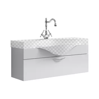 Тумба под раковину Aqwella 5 Stars Бродвей Т10/001/W белый