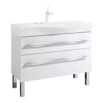 Тумба под раковину Aqwella 5 Stars Милан Т10/2н/W белый