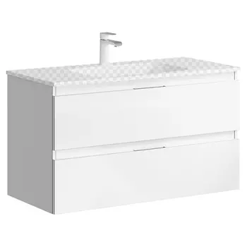 Тумба под раковину Aqwella Accent 100 белый