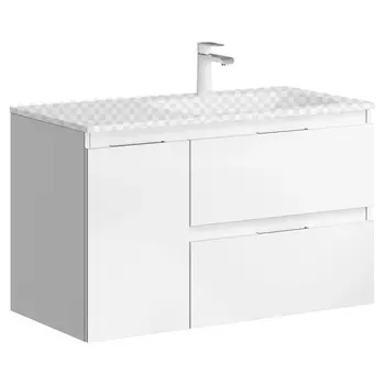 Тумба под раковину Aqwella Accent 90 правая белый