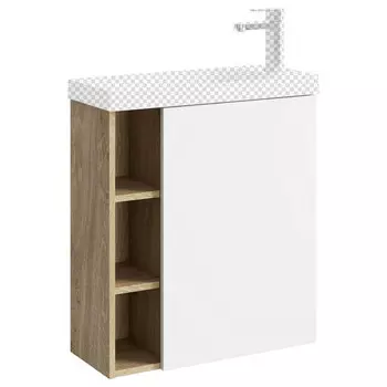 Тумба под раковину Aqwella Alba 59.5 ALB0106RDD правая