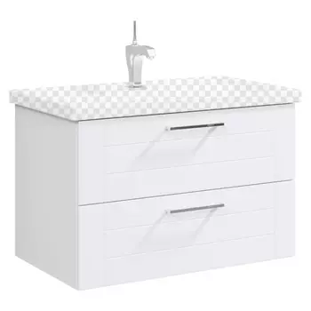 Тумба под раковину Aqwella Манчестер Т8/2 белый