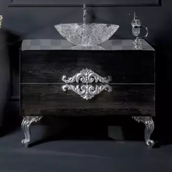 Тумба под раковину Armadi Art NeoArt 80х48 темное дерево