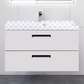 Тумба под раковину BelBagno Aurora 900-2C-SO-BO Bianco Opaco