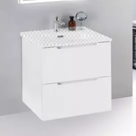 Тумба под раковину BelBagno Etna 39-600/390-2C-SO-BL-P Bianco Lucido