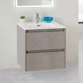 Тумба под раковину BelBagno Kraft 39-500/390-2C-SO-PG Pietra Grigio