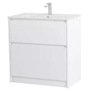 Тумба под раковину BelBagno KRAFT-800-2C-PIA-BO матовая