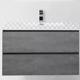 Тумба под раковину BelBagno Luce 900-2C-SO-SCM Stucco Cemento