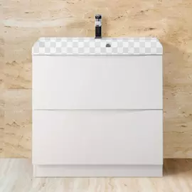 Тумба под раковину BelBagno Marino 600-2C-PIA-BL-P Bianco Lucido