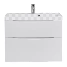 Тумба под раковину Belbagno Marino H60-900-2C-SO-BL-P Bianco Lucido