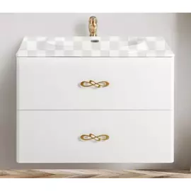 Тумба под раковину Belbagno Onda 80 M-800-2C-SO-BL Bianco Licido