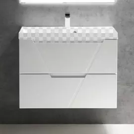 Тумба под раковину BelBagno Vittoria 800-2C-SO-BL Bianco Lucido