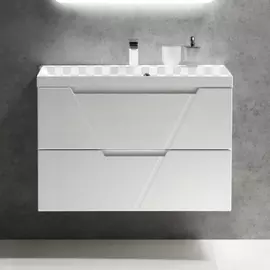Тумба под раковину BelBagno Vittoria 900-2C-SO-BL Bianco Lucido