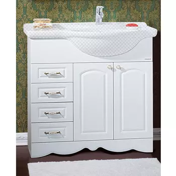 Тумба под раковину Бриклаер Анна 90/2 правая