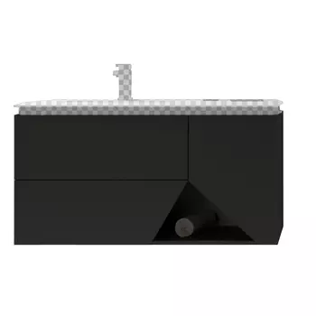 Тумба под раковину Cezares 105 55224 графит