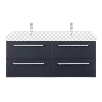 Тумба под раковину Cezares ECO-1200-4C-SO-2-GR-P графит