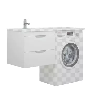 Тумба под раковину Corozo Алиот 120 с 2 ящиками