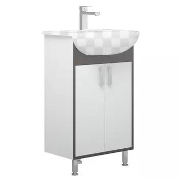 Тумба под раковину Corozo Спектр 50 серая