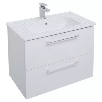 Тумба под раковину Dreja Gio 80 белый глянец