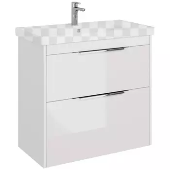 Тумба под раковину Dreja Prime 70 белый глянец