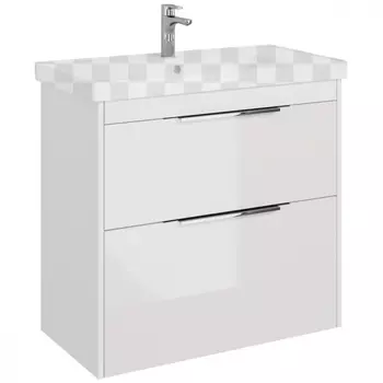 Тумба под раковину Dreja Prime 90 белый глянец