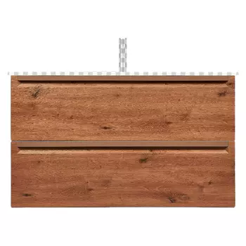 Тумба под раковину Inda Piccadilly 80 B174050LLRC дуб каштановый