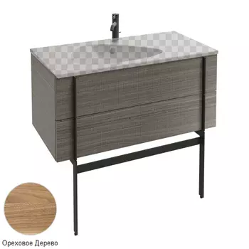 Тумба под раковину Jacob Delafon Nouvelle Vague 100 EB3032 ореховое дерево