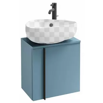 Тумба под раковину Jacob Delafon Nouvelle Vague 45 EB3045D правая аквамарин блестящий