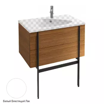 Тумба под раковину Jacob Delafon Nouvelle Vague 80 EB3030 белый блестящий лак