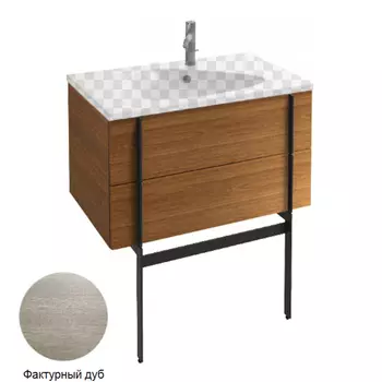Тумба под раковину Jacob Delafon Nouvelle Vague 80 EB3030 фактурный дуб