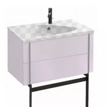 Тумба под раковину Jacob Delafon Nouvelle Vague 80 EB3030 пыльная роза глянец