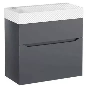 Тумба под раковину Jorno 65 Folk.01.65/P/A/JR антрацит