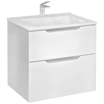 Тумба под раковину Jorno Slide 65 Sli.01.65/P/W