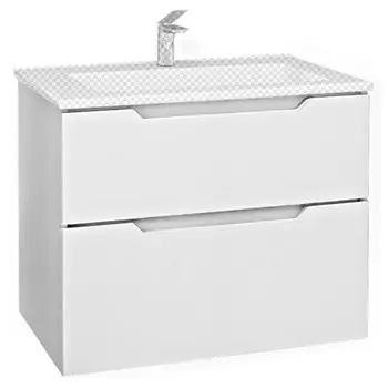 Тумба под раковину Jorno Slide 75 Sli.01.75/P/W