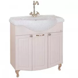 Тумба под раковину Оника Арно-Классик 80.11 белое дерево